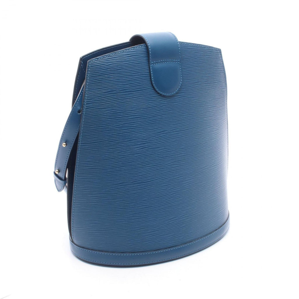 Louis Vuitton Shoulder Bag Cluny Toledo Blue Leather — view 2