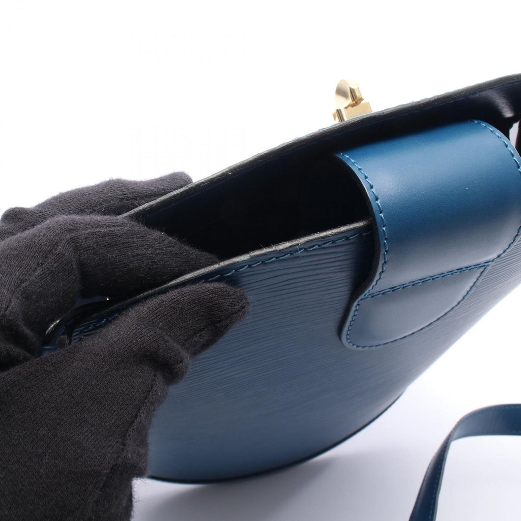 Louis Vuitton Shoulder Bag Cluny Toledo Blue Leather — view 7