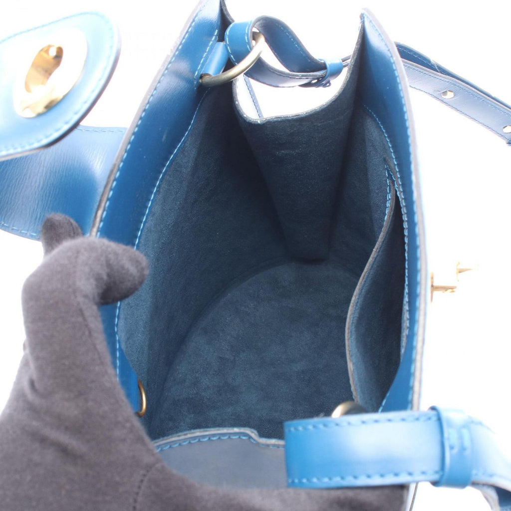 Louis Vuitton Shoulder Bag Cluny Toledo Blue Leather — view 3
