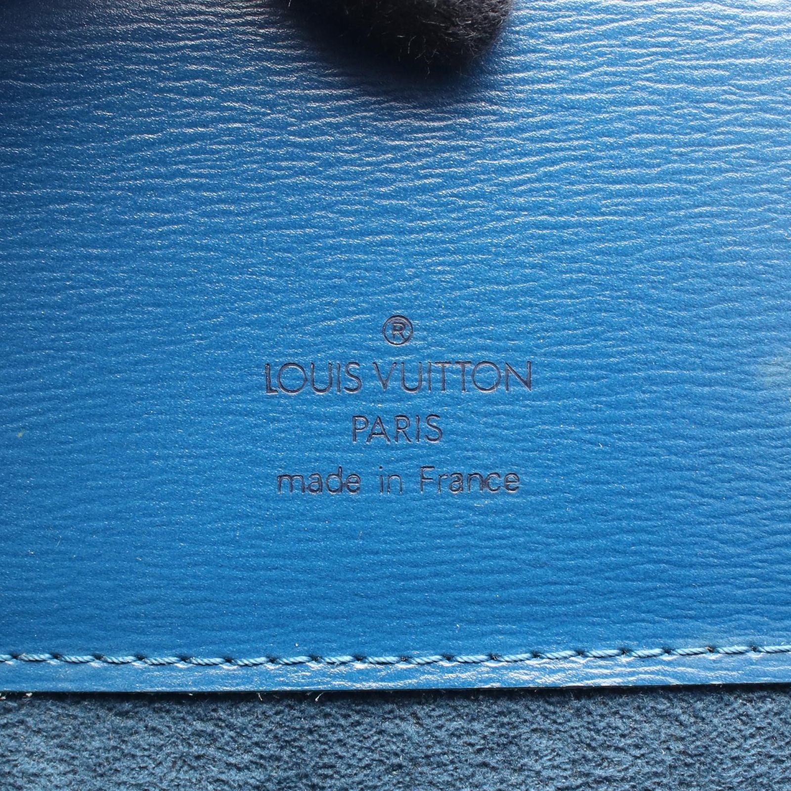 Louis Vuitton Shoulder Bag Cluny Toledo Blue Leather — view 4