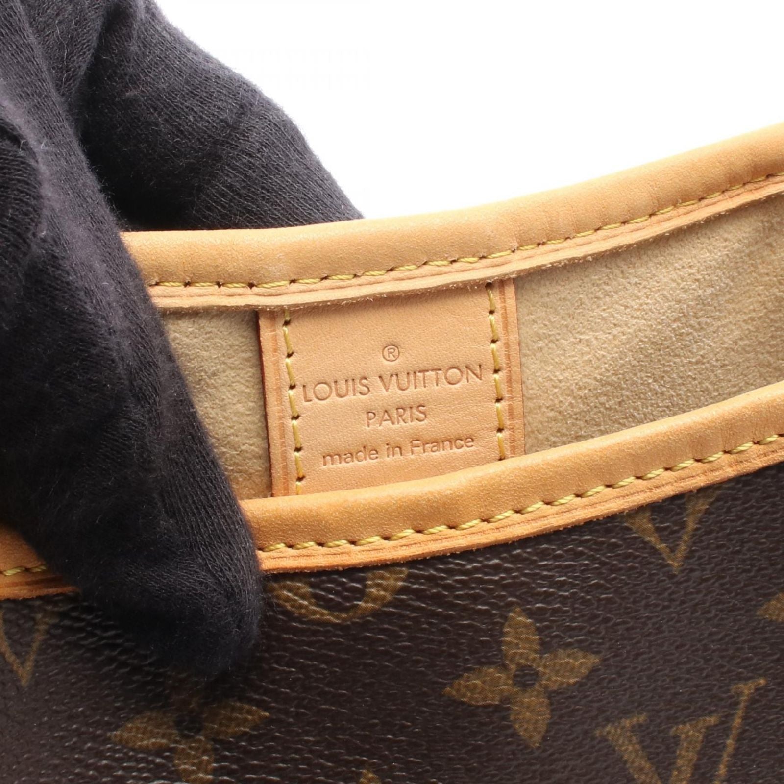Louis Vuitton Shoulder Bag Galleria PM Canvas Leather — view 4