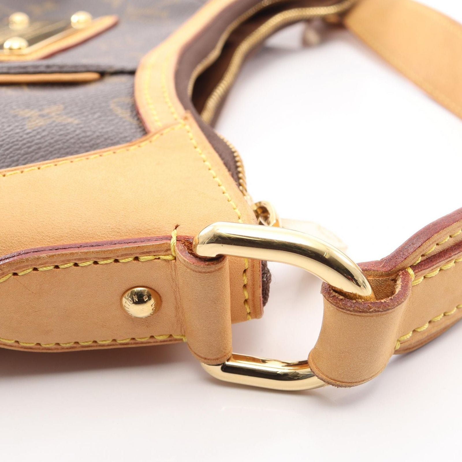 Louis Vuitton Shoulder Bag Thames PM Canvas Leather — view 8