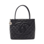 Chanel Tote Reissue Black Caviar Leather