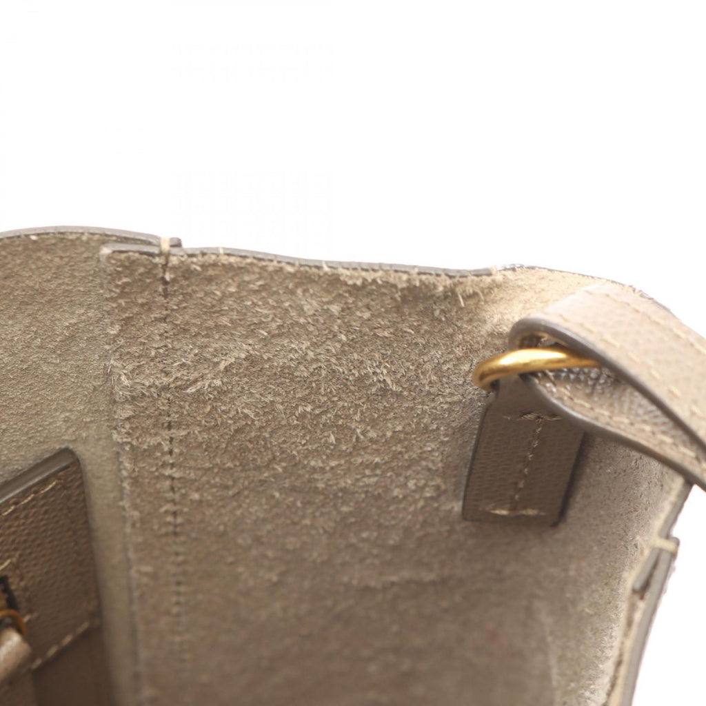 Celine Tote Vertical Small Cover 2-Way Gray Leather — view 5