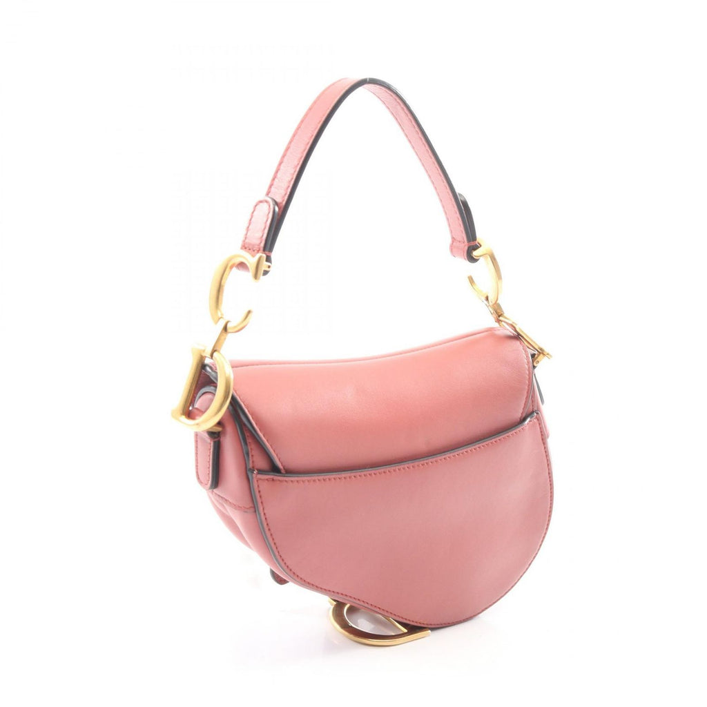 Dior Saddle Bag Mini Pink Leather — view 2
