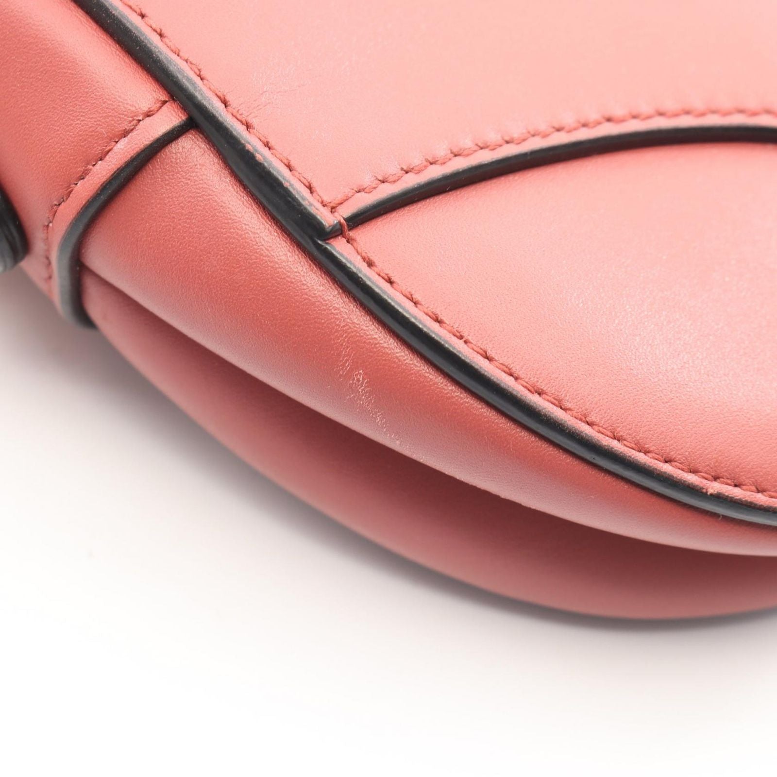 Dior Saddle Bag Mini Pink Leather — view 5