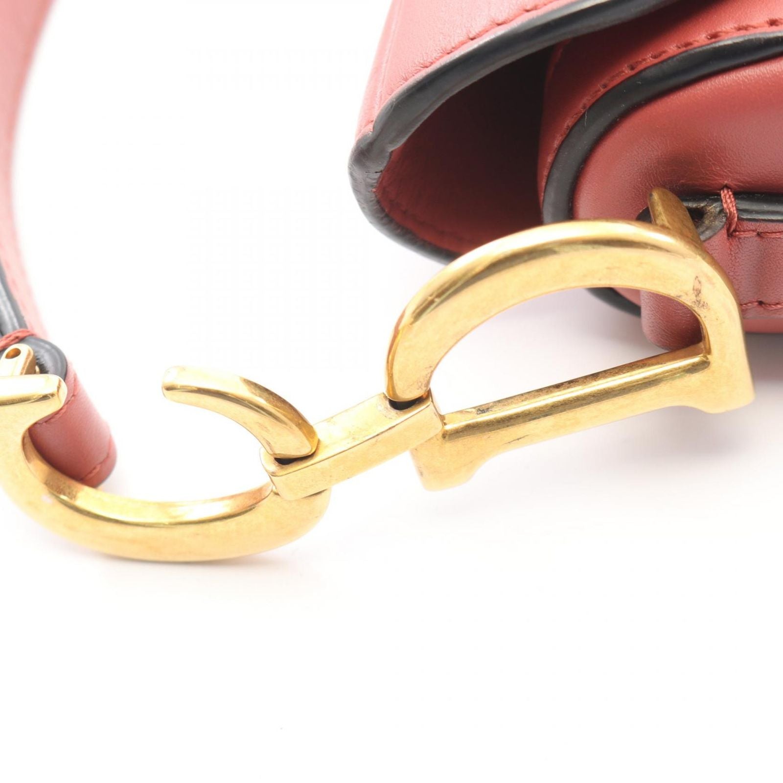 Dior Saddle Bag Mini Pink Leather — view 9