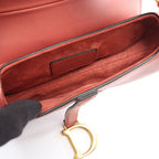 Dior Saddle Bag Mini Pink Leather — view 3