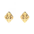 Chanel Earrings CC Logo Diamond