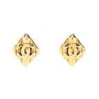 Chanel Earrings CC Logo Diamond