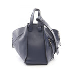 Loewe Handbag Hammock Small 2-Way Navy Leather