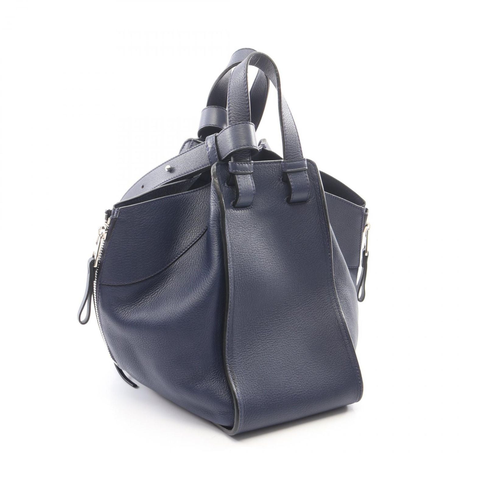 Loewe Handbag Hammock Small 2-Way Navy Leather — view 2