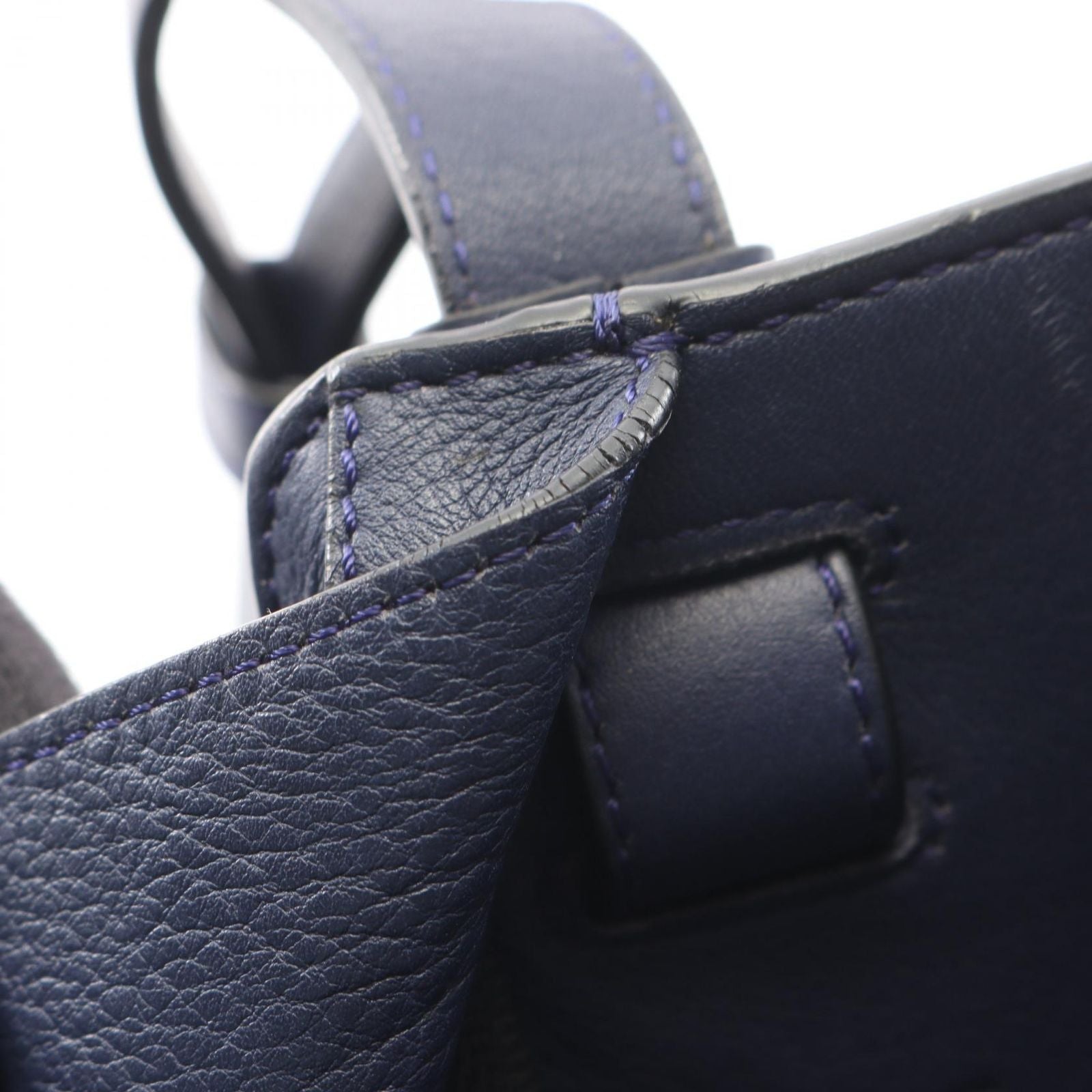 Loewe Handbag Hammock Small 2-Way Navy Leather — view 7