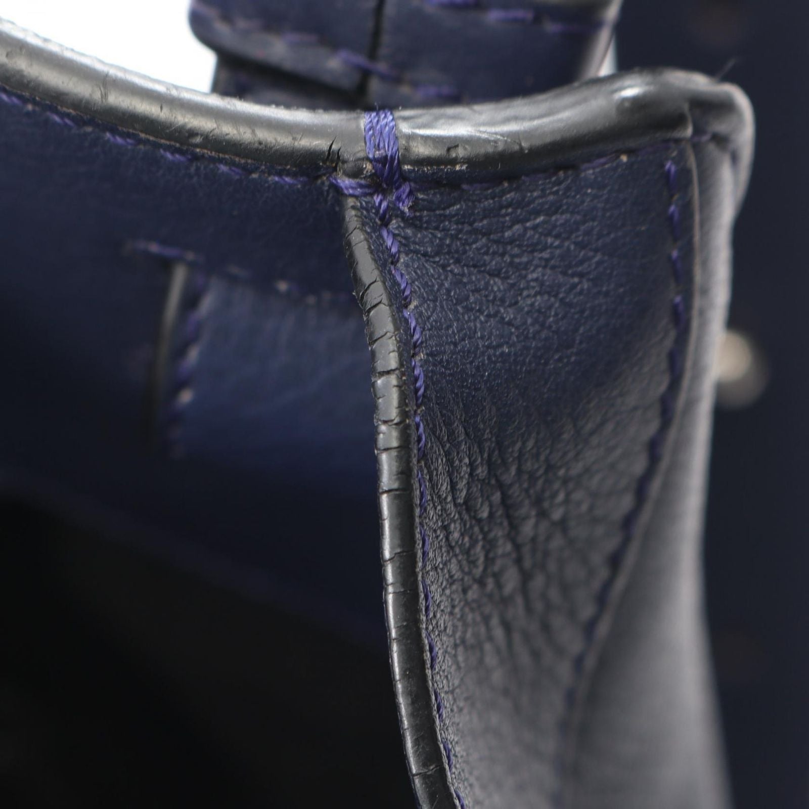 Loewe Handbag Hammock Small 2-Way Navy Leather — view 5