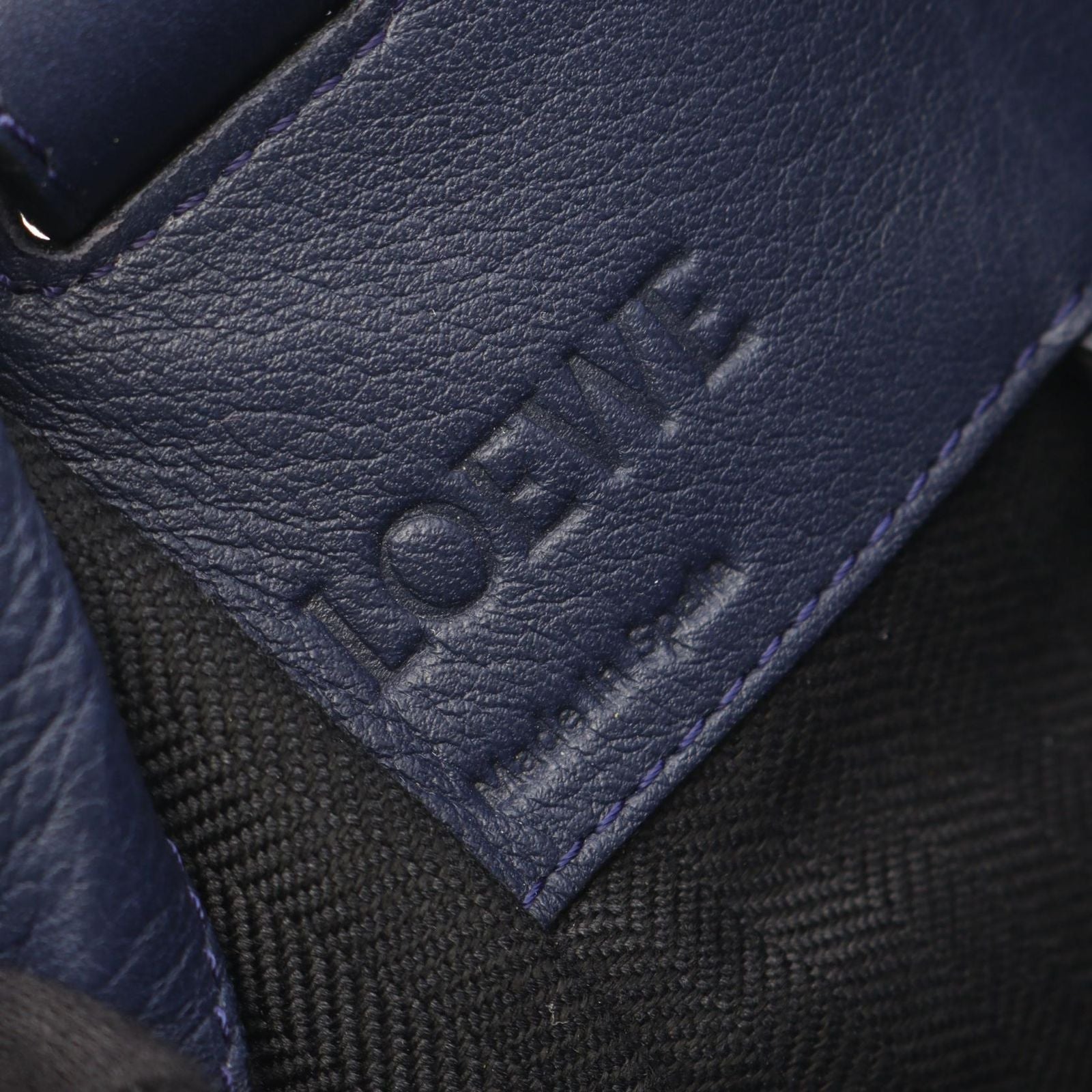 Loewe Handbag Hammock Small 2-Way Navy Leather — view 4