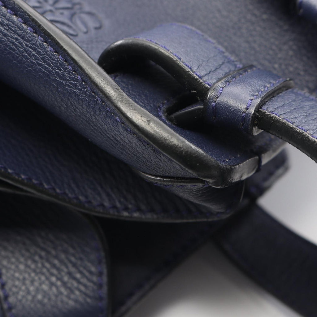 Loewe Handbag Hammock Small 2-Way Navy Leather — view 9