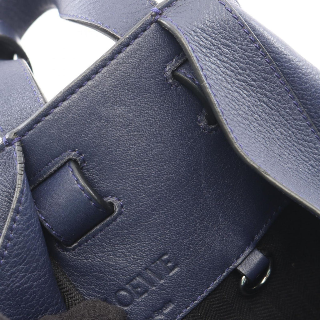 Loewe Handbag Hammock Small 2-Way Navy Leather — view 6