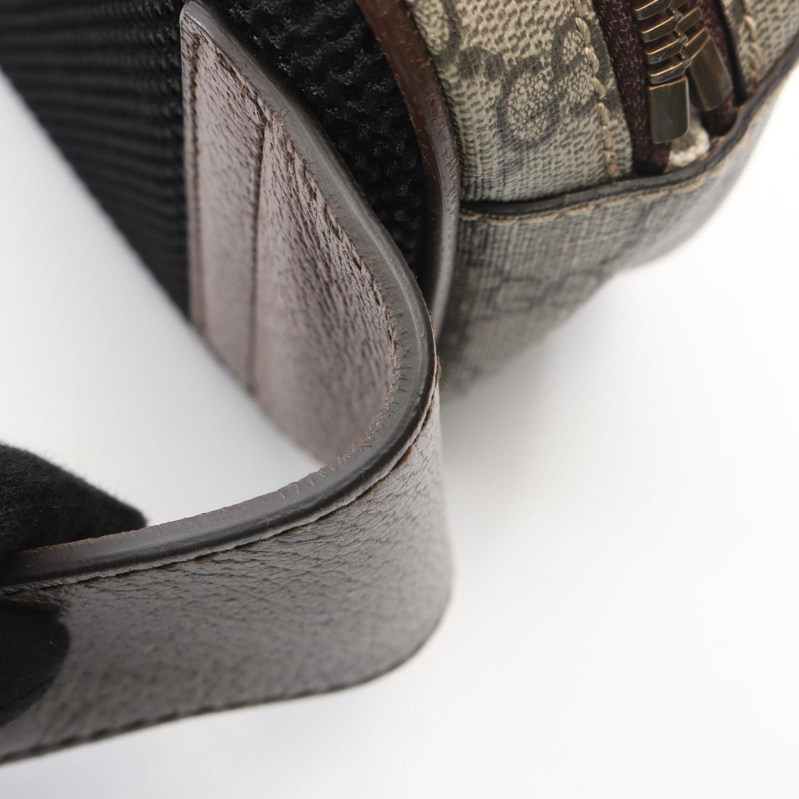 Gucci Waist Bag Ophidia GG Supreme Brown Beige Multi Canvas Leather — view 6