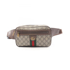 Gucci Waist Bag Ophidia GG Supreme Brown Beige Multi Canvas Leather