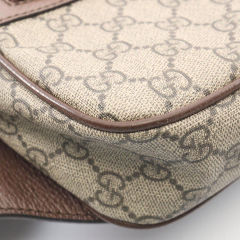 Gucci Waist Bag Ophidia GG Supreme Brown Beige Multi Canvas Leather — view 5