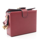 Dior Shoulder Bag Addict Small Box Red Leather — view 2