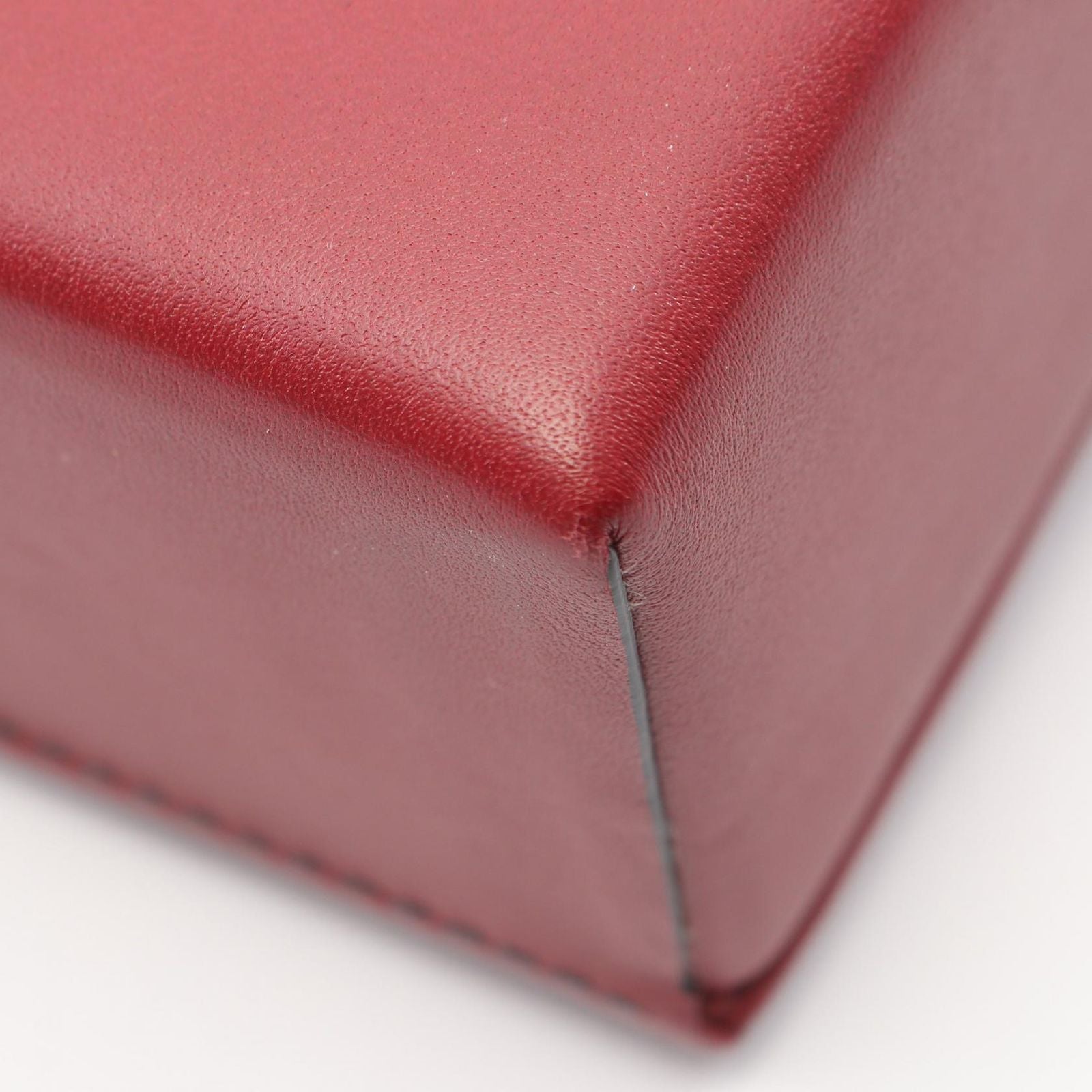 Dior Shoulder Bag Addict Small Box Red Leather — view 7