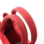 Prada Tote Canapa 2-Way Red Black Canvas Mini — view 8