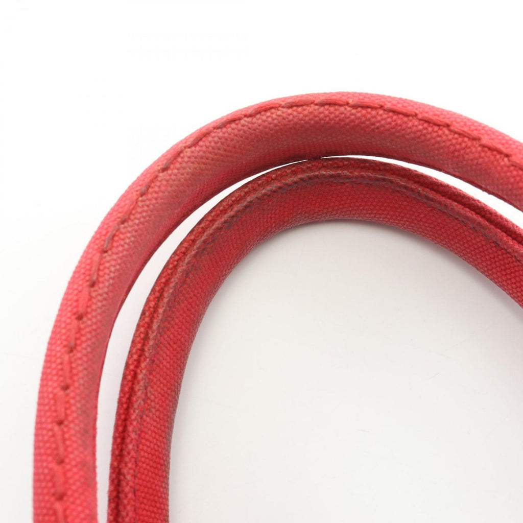 Prada Tote Canapa 2-Way Red Black Canvas Mini — view 6