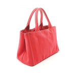 Prada Tote Canapa 2-Way Red Black Canvas Mini — view 2