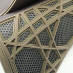 Dior Waist Bag Saddle Mesh Gray Nylon Leather — view 5