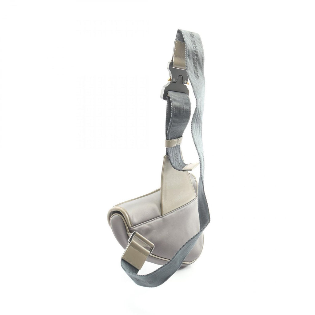 Dior Waist Bag Saddle Mesh Gray Nylon Leather — view 2