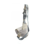 Dior Waist Bag Saddle Mesh Gray Nylon Leather — view 2