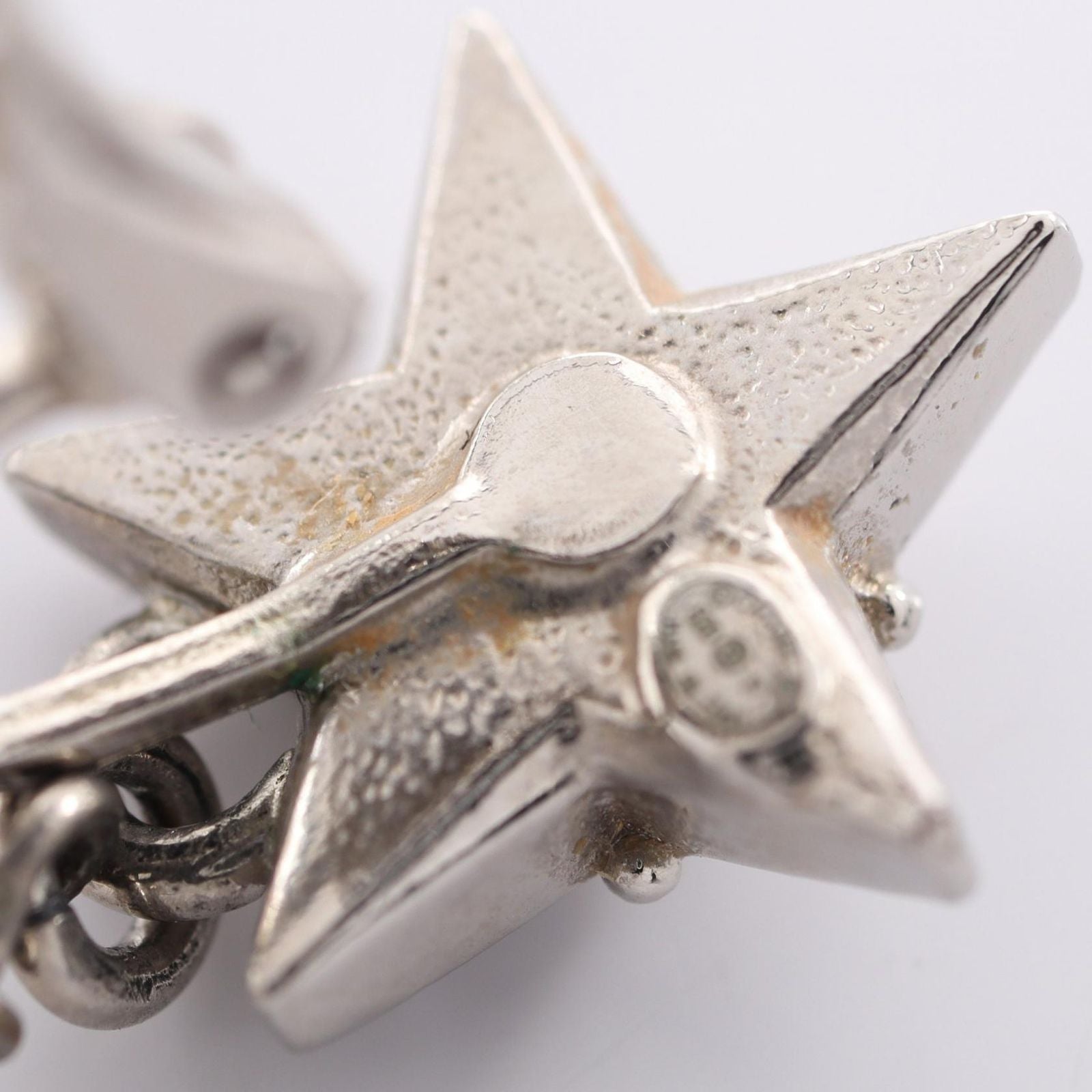 Chanel Earrings CC Logo Star Swing Stainless Steel — view 6