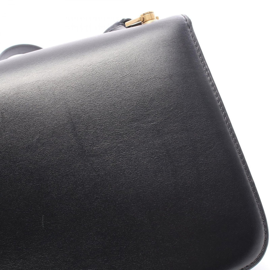 Saint Laurent Paris Shoulder Bag Carre Satchel Black Leather — view 5