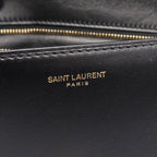 Saint Laurent Paris Shoulder Bag Carre Satchel Black Leather — view 4