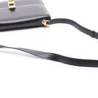 Saint Laurent Paris Shoulder Bag Carre Satchel Black Leather — view 8