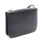 Saint Laurent Paris Shoulder Bag Carre Satchel Black Leather — view 2