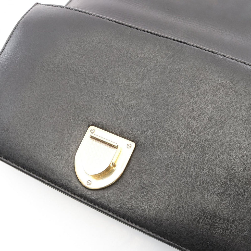 Dior Shoulder Bag Ama Black Leather Diorama Studs Chain — view 7