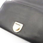 Dior Shoulder Bag Ama Black Leather Diorama Studs Chain — view 7