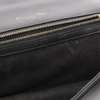 Dior Shoulder Bag Ama Black Leather Diorama Studs Chain — view 5