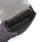 Dior Shoulder Bag Ama Black Leather Diorama Studs Chain — view 3