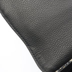 Dior Waist Bag Saddle Oblique Navy Black Canvas Leather — view 5