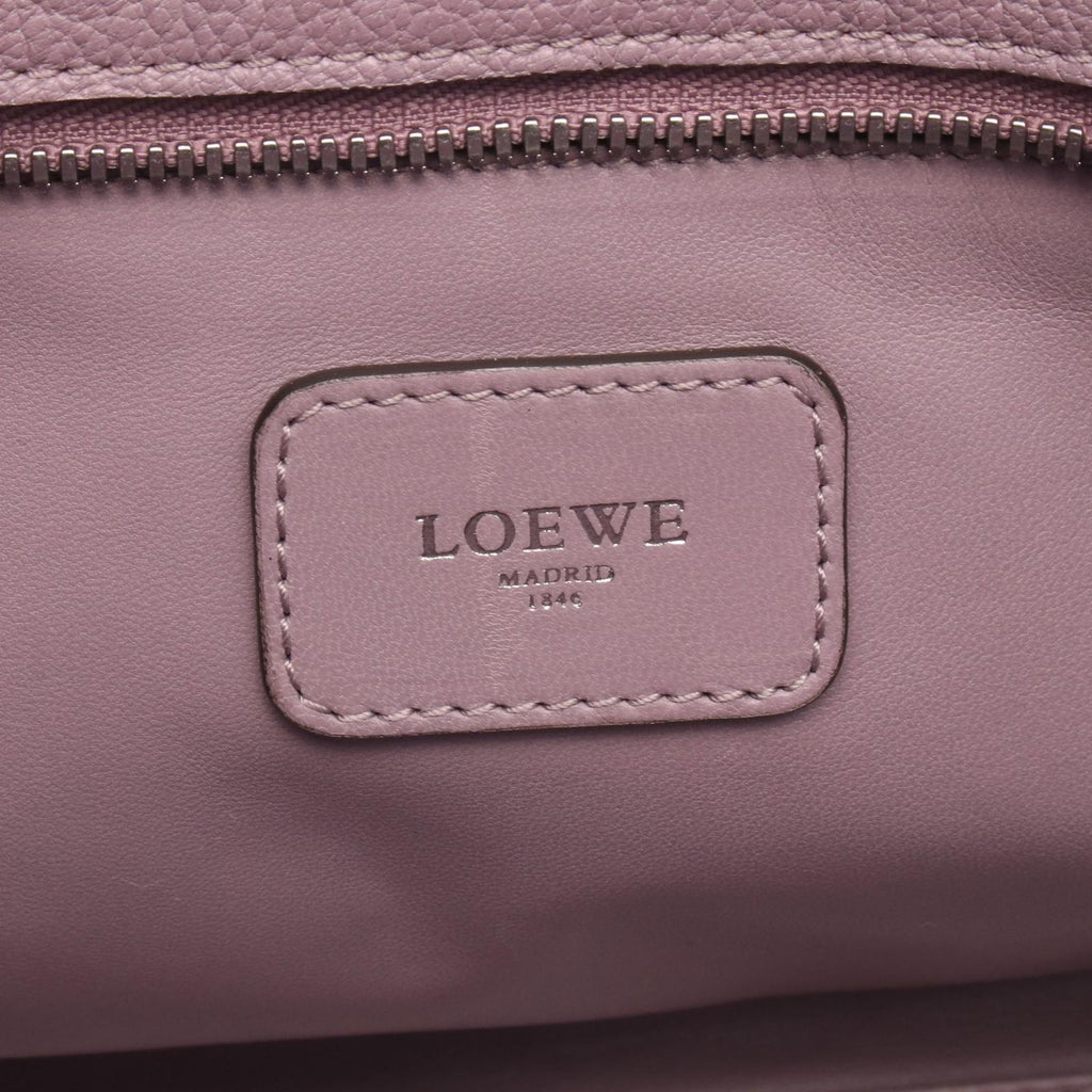 Loewe Handbag Amazona 35 Purple Pink Leather — view 4