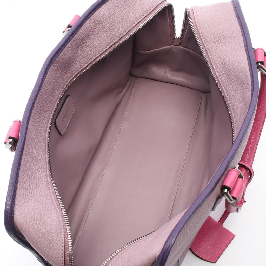 Loewe Handbag Amazona 35 Purple Pink Leather — view 3