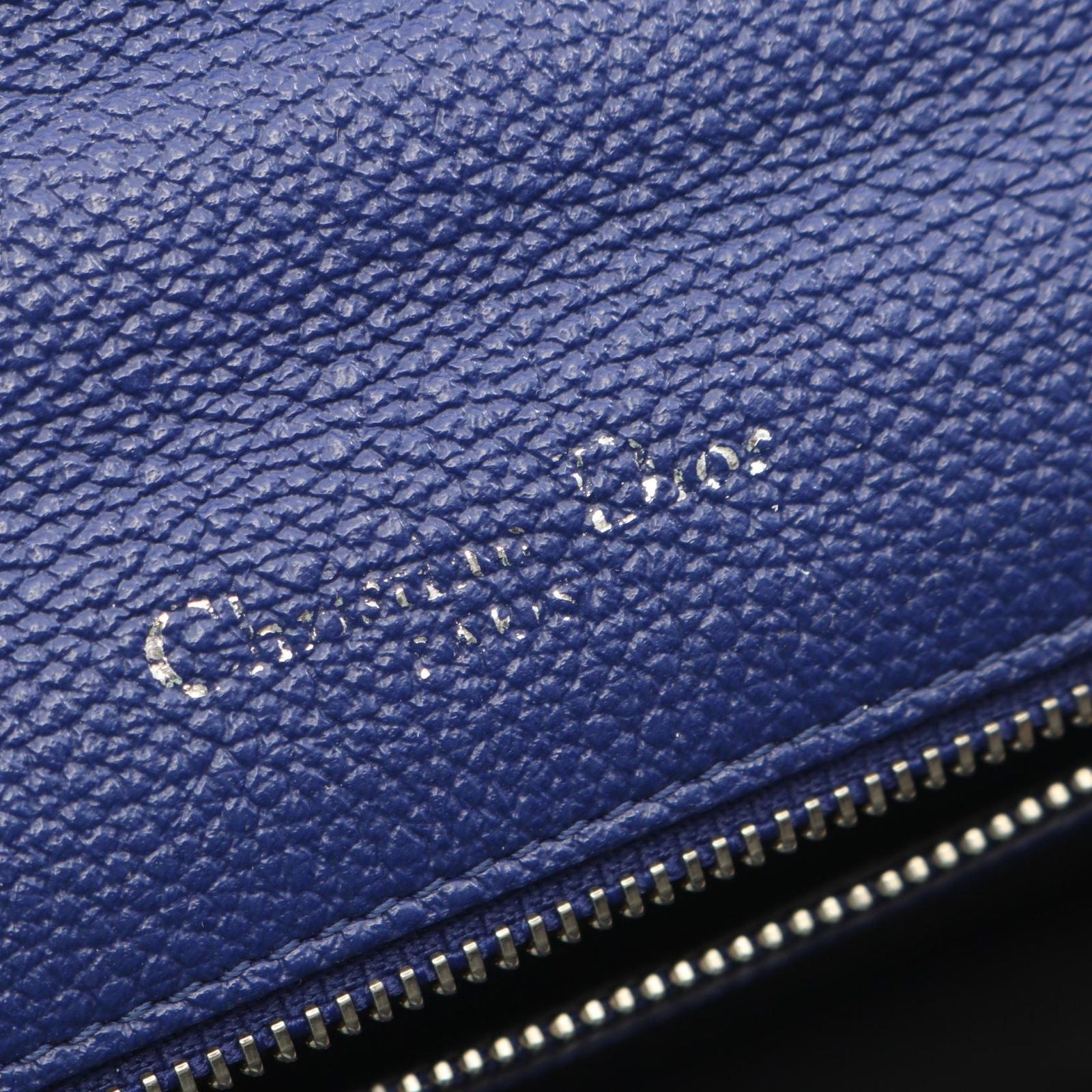 Dior Shoulder Bag Ama Blue Leather Diorama Chain — view 4