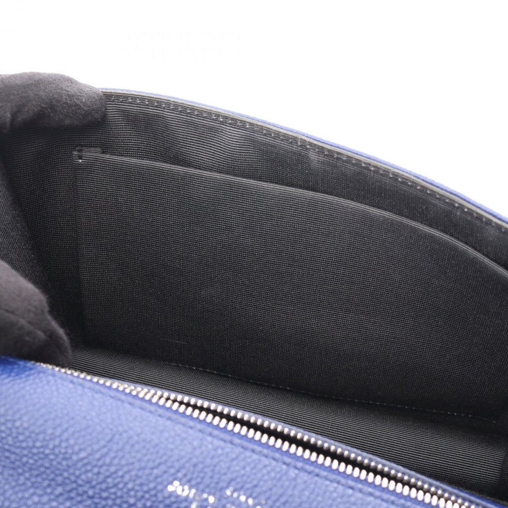 Dior Shoulder Bag Ama Blue Leather Diorama Chain — view 9