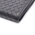 Bottega Veneta Bifold Wallet Intrecciato Black Leather — view 6