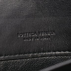 Bottega Veneta Bifold Wallet Intrecciato Black Leather — view 4