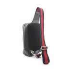 Gucci Waist Bag Soft GG Supreme Black Canvas Leather Sling Backpack — view 2