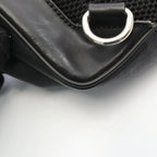 Gucci Waist Bag Soft GG Supreme Black Canvas Leather Sling Backpack — view 7